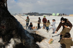 桜町地区のさいの神の画像