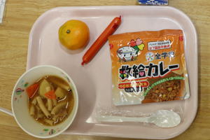 提供された給食の画像