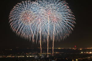 東栄会場の花火の画像