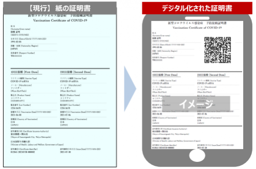 接種証明書イメージ