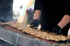 販売された焼き鳥の画像