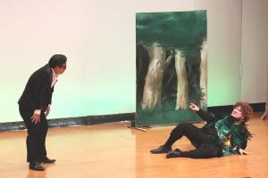 第2部の音楽劇の一幕より主人公と王子の出会い