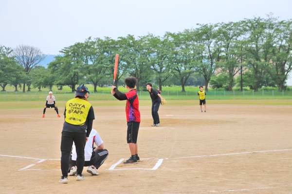千谷運動公園での試合の様子