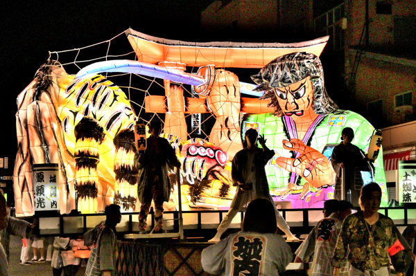 城内町内会の万灯の画像