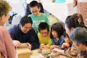 名椀を知るワークショップの様子