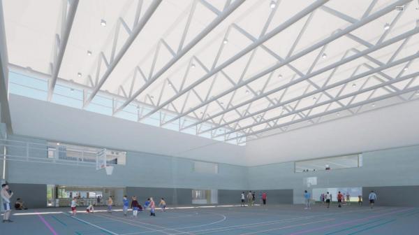 体育館のパース図