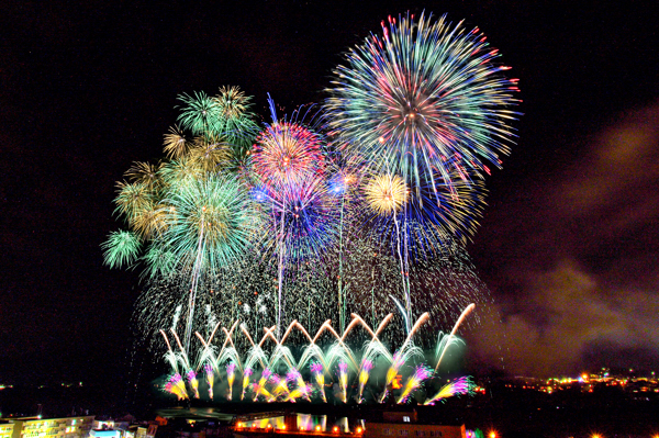 市民総参加花火の画像