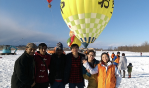 国際交流の写真、気球