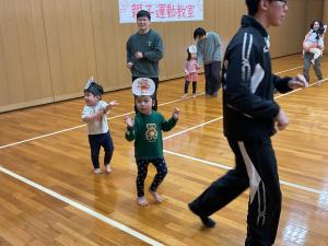 親子遊びの様子です。