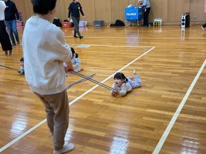 サーキット遊びの様子です。