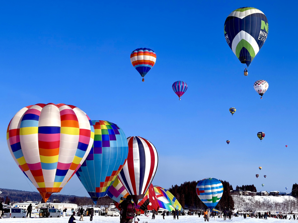 熱気球競技フライト1日目の画像
