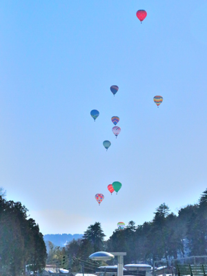 ホントカ。から見えた気球の画像