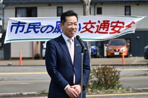 春の交通安全運動　市長挨拶