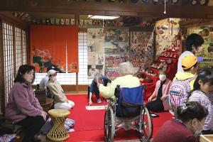 大ママと遊ビバの様子