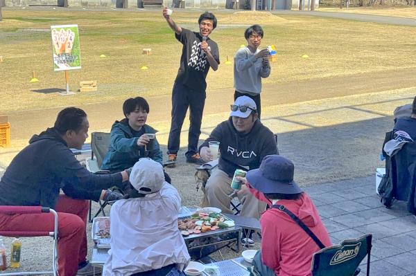 バーベキューの様子