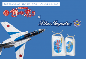 錦の実り、ブルーインパルスコラボ