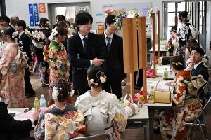 会場受付の様子実行委員会のみなさん