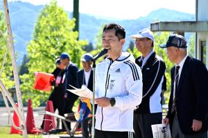 あいさつをする市長の画像