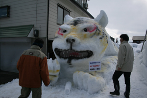 コンテスト優勝雪像の画像