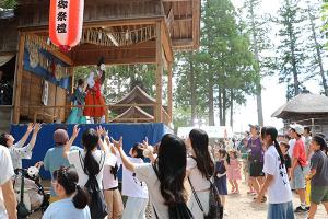 12演目の最後をかざる杵搗舞
