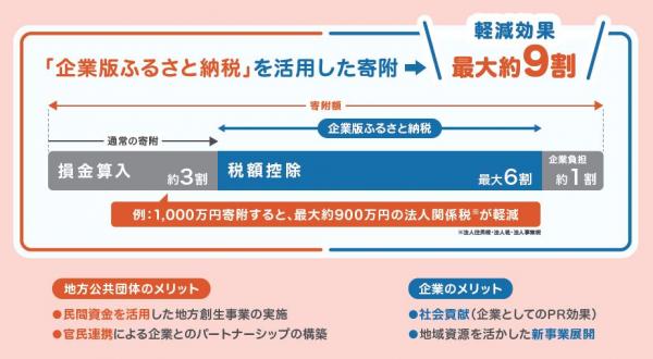 企業版ふるさと納税の制度概要