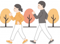 お出かけのイラスト