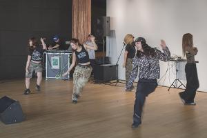 ダンスグループの発表