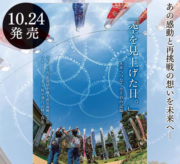 ブルーインパルス展示飛行記録写真集のチラシ
