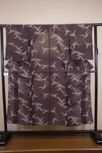越後上布 小千谷縮 本麻 着物 古布 はぎれ 素材 着物・浴衣
