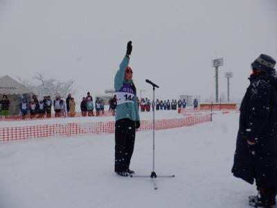 選手宣誓の様子です。
